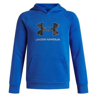 Under Armour Junior Boys' [8-16] Rival Fleece Big Logo Print Fill Hoodie
