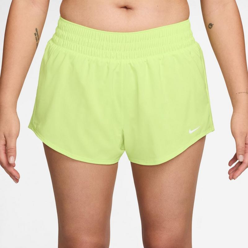 Nike Women's One Dri-FIT Mid Rise 3" Brief-Lined Short