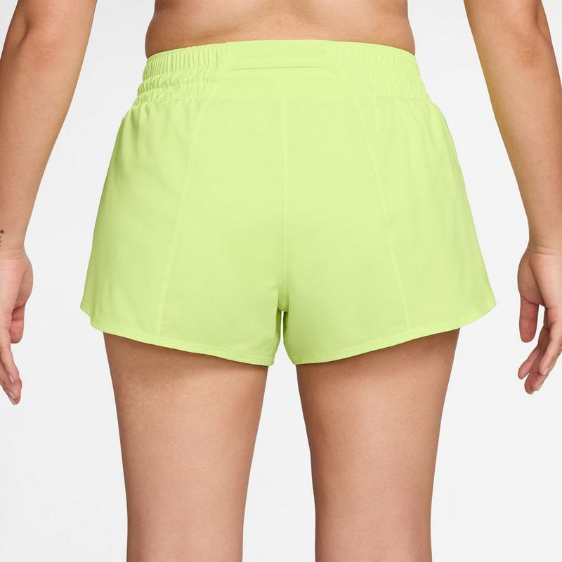 Nike Women's One Dri-FIT Mid Rise 3" Brief-Lined Short