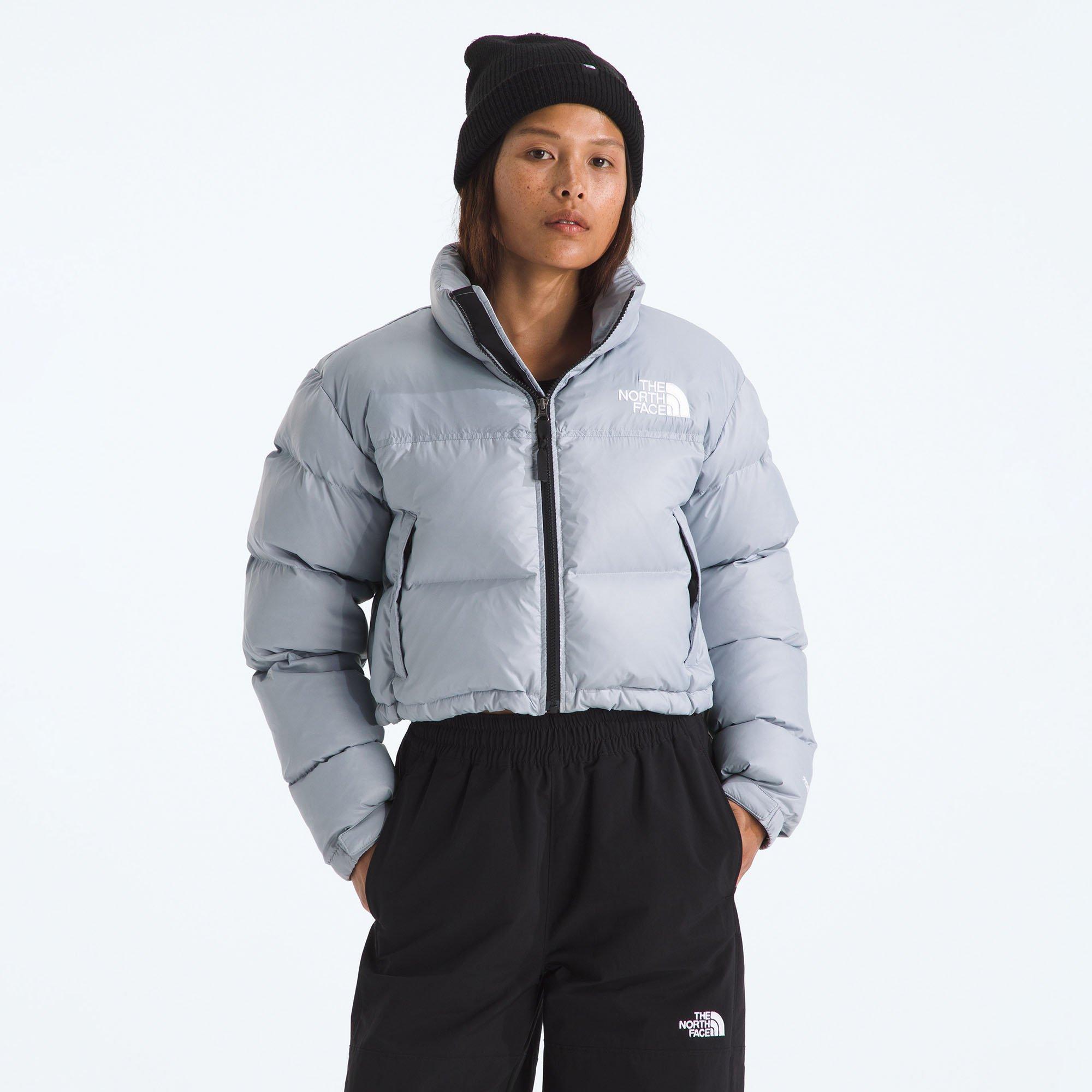 中古 THE NORTH FACE Short Nuptse Jacket The North Face Womens Nuptse Short Puffer Jacket / White