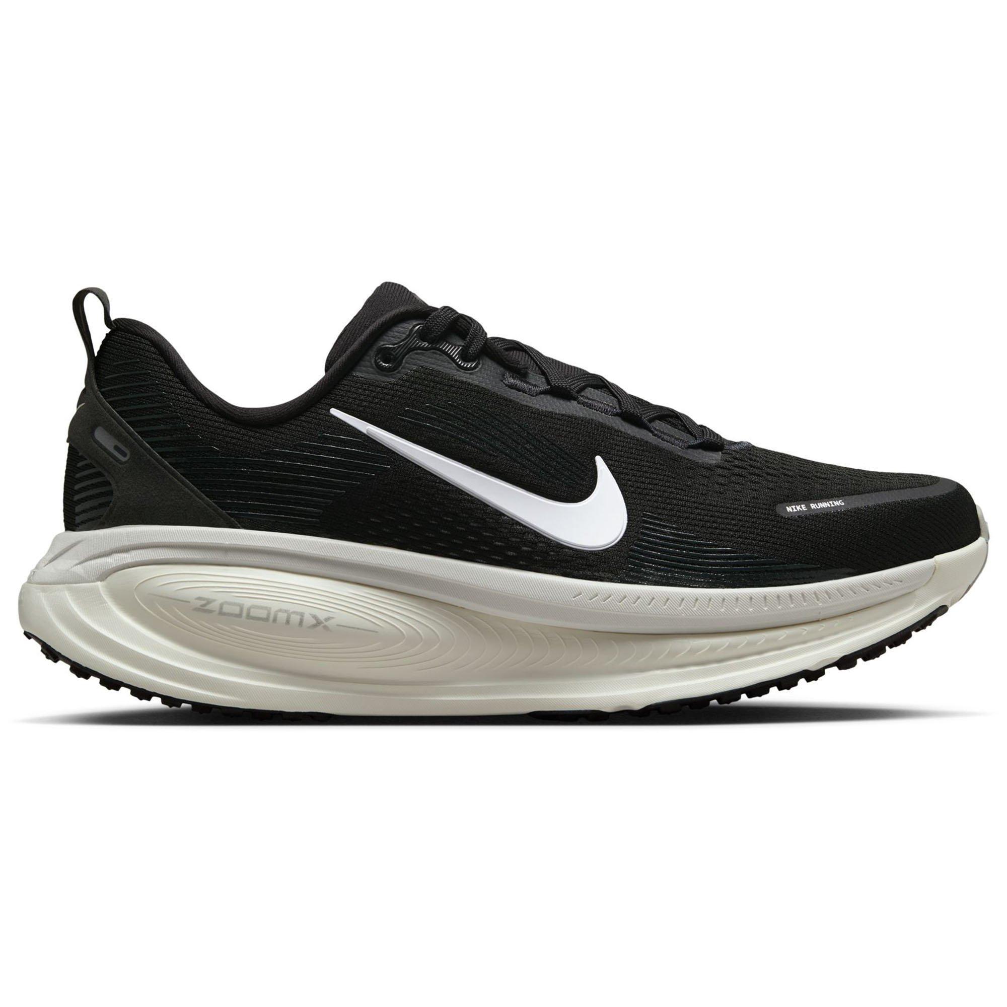 Nike | Men's Vomero 18 Running Shoes, Black Summit/White Coconut Milk, Size 7