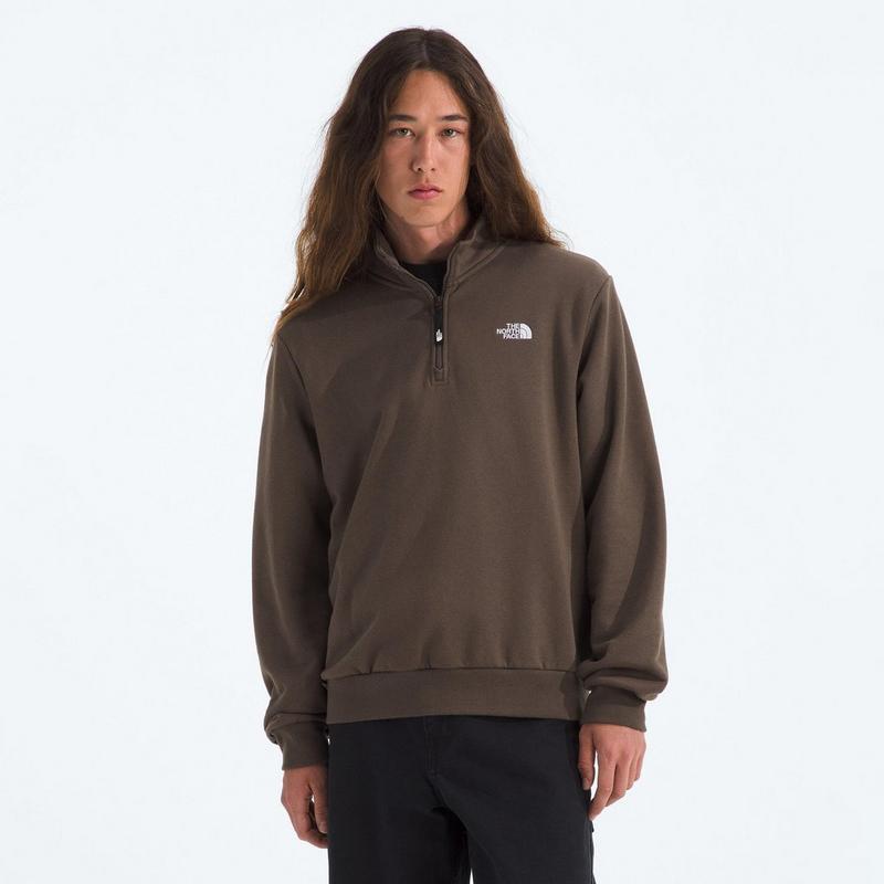 The North Face Chandail Evolution Simple Dome &agrave; glissi&egrave;re 1/4 pour hommes