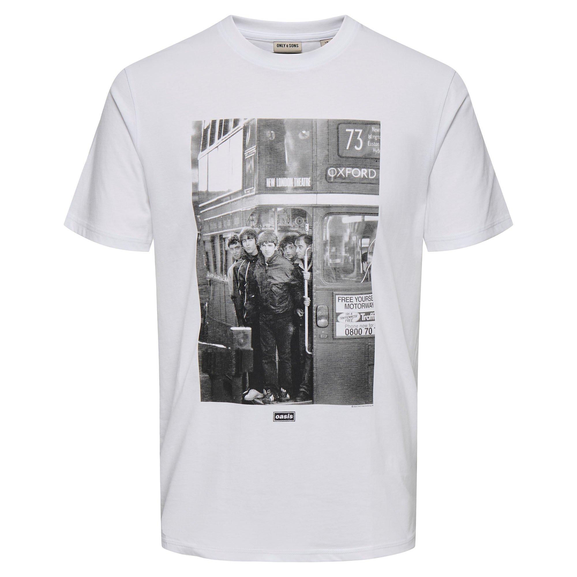Men's Oasis Relaxed Short Sleeve T-Shirt | Only & Sons | Sporting