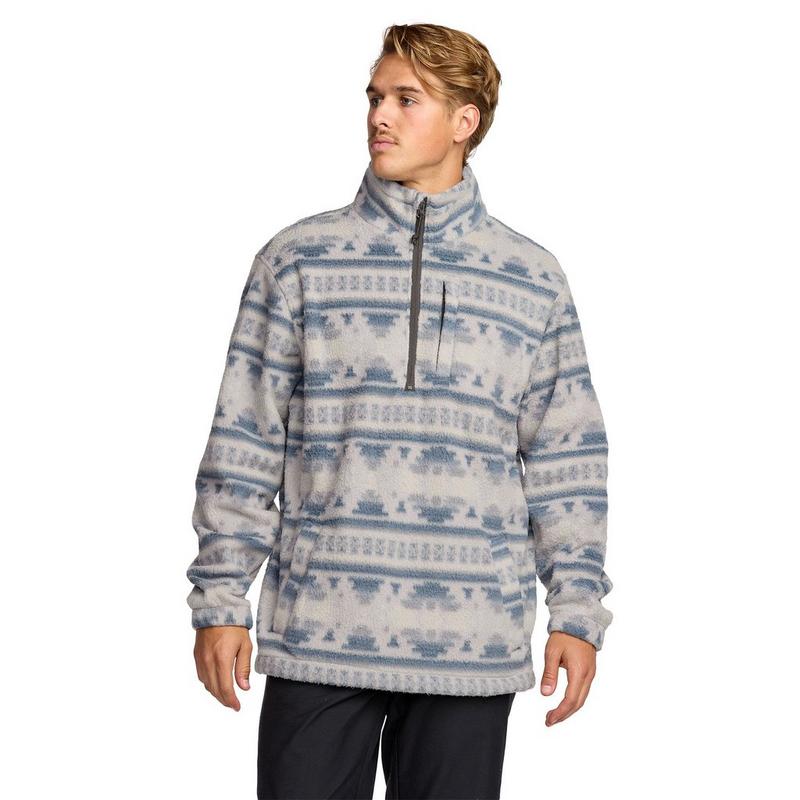 Billabong Haut en molleton &agrave; col montant et demi-glissi&egrave;re Boundary pour hommes