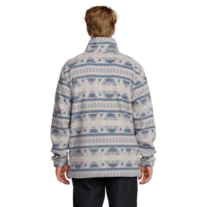Billabong Haut en molleton &agrave; col montant et demi-glissi&egrave;re Boundary pour hommes