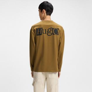 HUGO Men's Nilcrew Long Sleeve T-Shirt