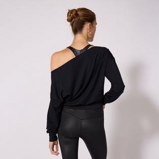 MPG Women's Cozy Fleece Flashdance Sweatshirt