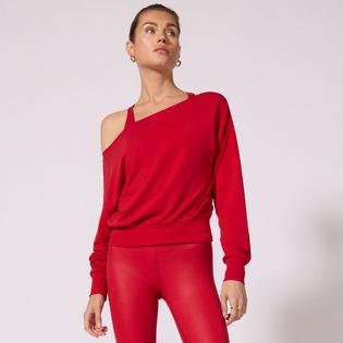 MPG Women's Cozy Fleece Flashdance Sweatshirt