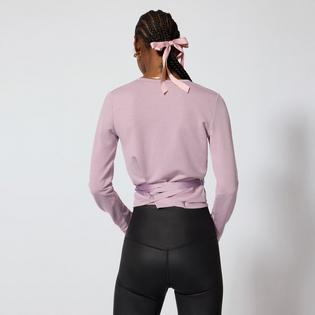 MPG Women's Cozy Fleece Ballet Wrap Sweatshirt