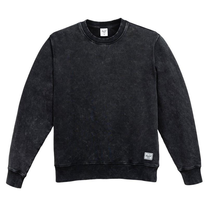 Herschel Supply Men's Acid Wash Classic Crew Sweatshirt