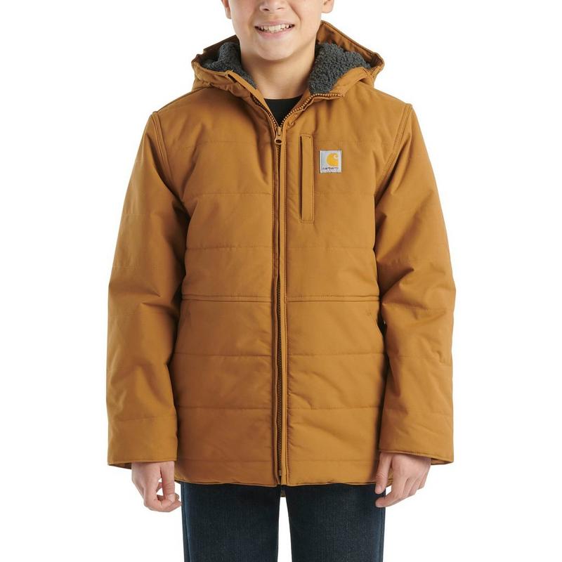 Carhartt Manteau isol&eacute; &agrave; capuchon Montana pour gar&ccedil;ons juniors [8-16]
