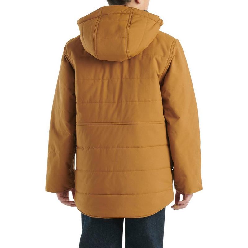 Carhartt Manteau isol&eacute; &agrave; capuchon Montana pour gar&ccedil;ons juniors [8-16]