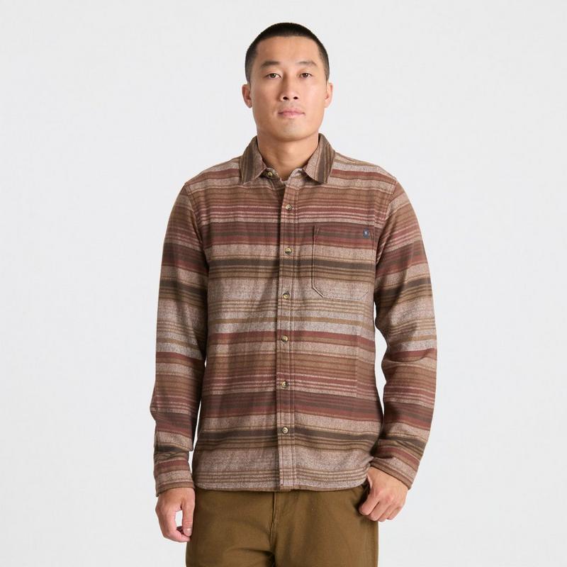 Roark Chemise en flanelle de coton biologique Crossroads pour hommes