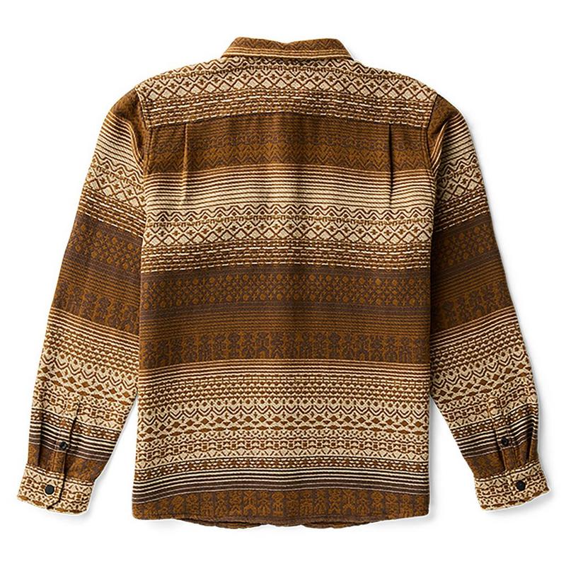 Roark Chemise en flanelle jacquard Nordsman &agrave; manches longues pour hommes