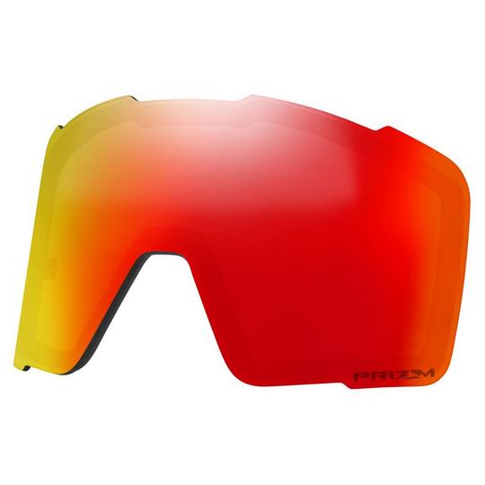 スキー・スノーボードアクセサリー T.N  OAKLEY LineMiner RedForgedlron Oakley Line Miner™ Pro L (Low Bridge Fit) Snow Goggles