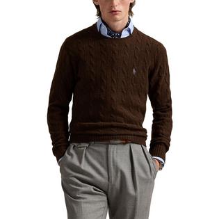 Polo Ralph Lauren Men's Cable Knit Wool Cashmere Sweater