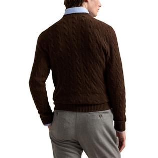 Polo Ralph Lauren Men's Cable Knit Wool Cashmere Sweater