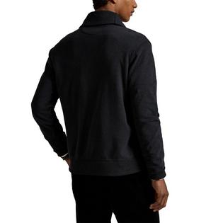 Polo Ralph Lauren Cardigan &agrave; col ch&acirc;le en jersey somptueux pour hommes