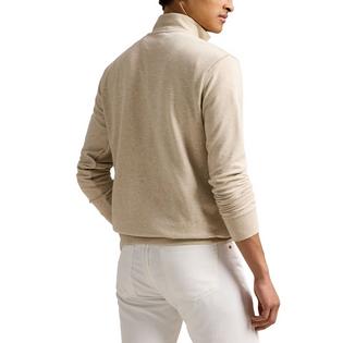 Polo Ralph Lauren Men's Luxury Jersey Quarter-Zip Pullover Top