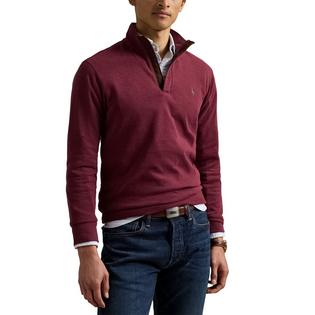 Polo Ralph Lauren Men's Luxury Jersey Quarter-Zip Pullover Top