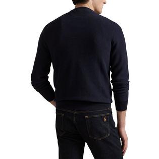 Polo Ralph Lauren Men's Mesh-Knit Cotton Crew Neck Sweater