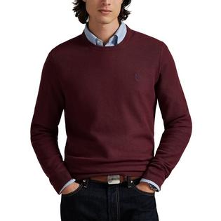Polo Ralph Lauren Men's Mesh-Knit Cotton Crew Neck Sweater
