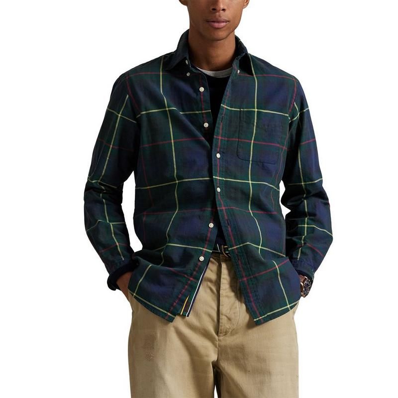 Polo Ralph Lauren Chemise Oxford &agrave; carreaux et coupe classique pour hommes