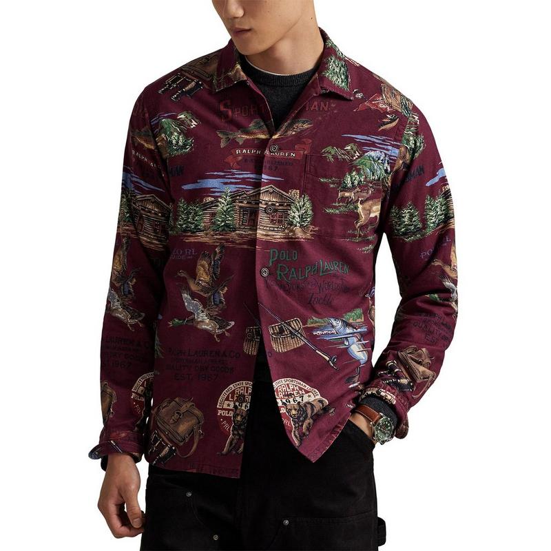 Polo Ralph Lauren Chemise Polo Sportsman Camp Shirt pour hommes