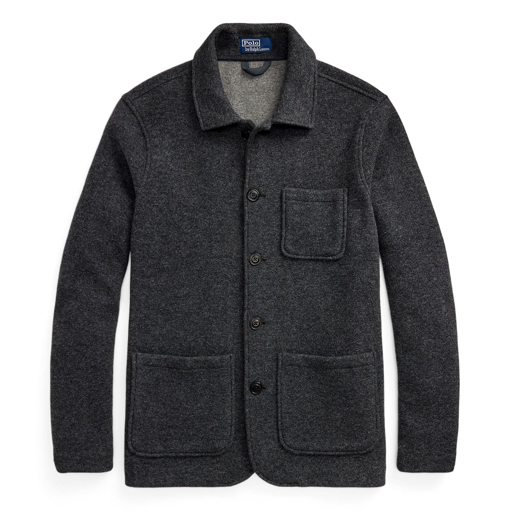 Men's Wool-Blend Utility Shirt Jacket | Polo Ralph Lauren