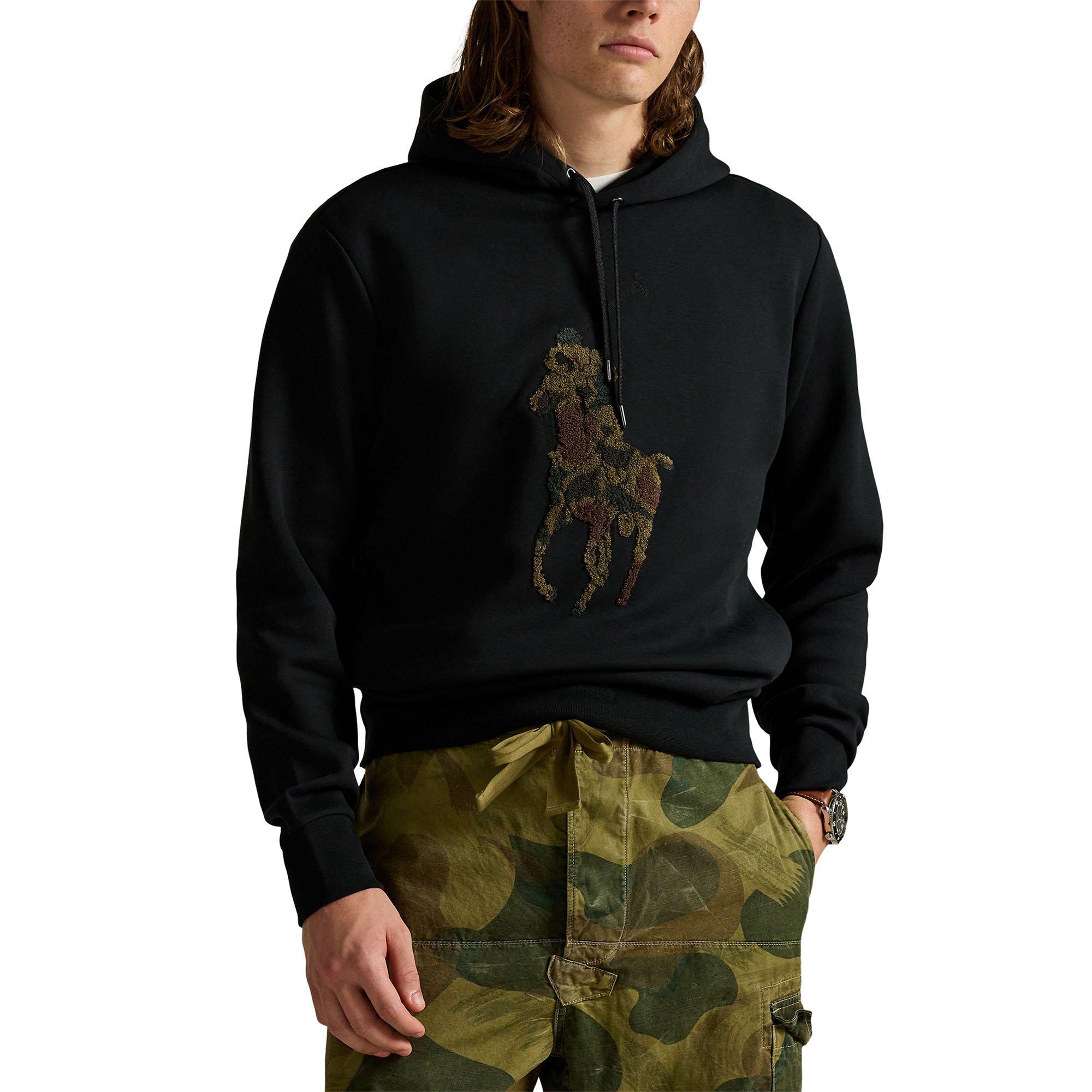 Men's Camo Big Pony Double-Knit Hoodie | Polo Ralph Lauren