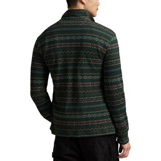 Polo Ralph Lauren Men's Fair Isle-Inspired Estate-Rib Quarter-Zip Pullover Top