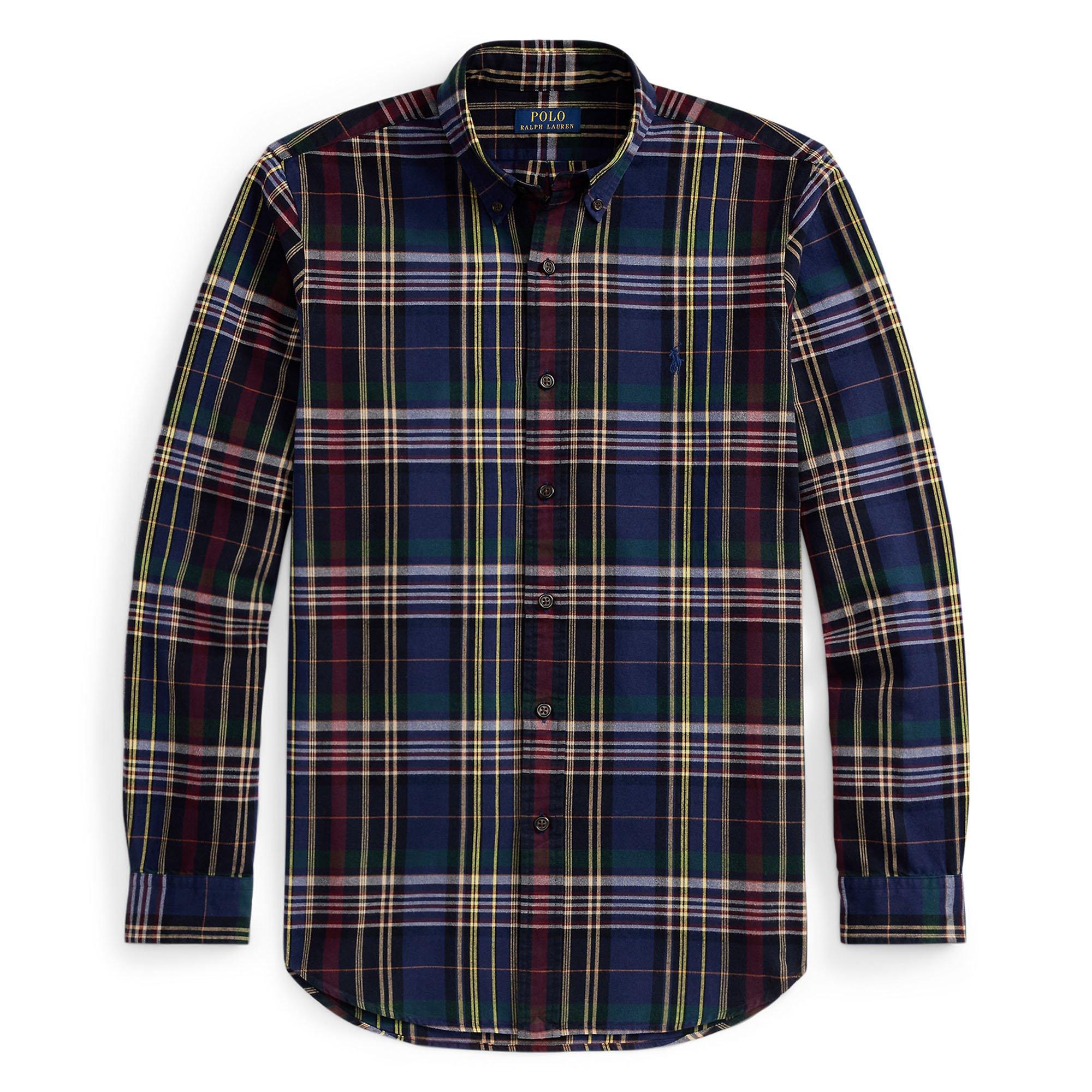Men's Classic Fit Plaid Oxford Shirt | Polo Ralph Lauren