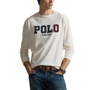 Polo Ralph Lauren Haut en jersey avec logo &agrave; motif carreaux &agrave; coupe classique pour hommes