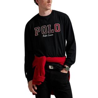 Polo Ralph Lauren Haut en jersey avec logo &agrave; motif carreaux &agrave; coupe classique pour hommes