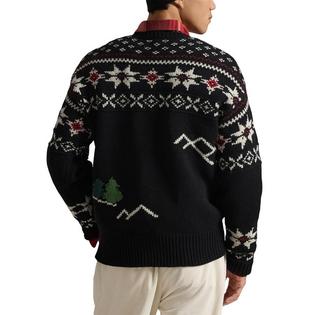 Polo Ralph Lauren Chandail &agrave; image de skieur en laine pour hommes