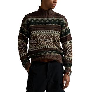 Polo Ralph Lauren Men's Geometric Cotton-Blend Sweater