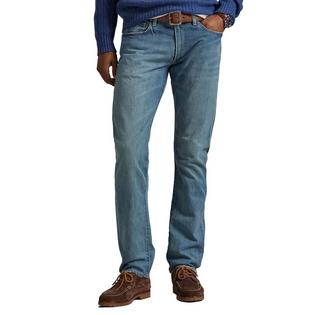 Polo Ralph Lauren Jean Varick droit et ajust&eacute; teint &agrave; l'indigo pour hommes