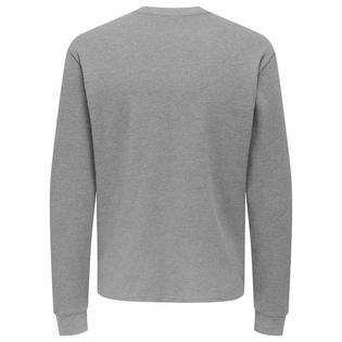 Only & Sons Men's Tobie Long Sleeve Henley Top