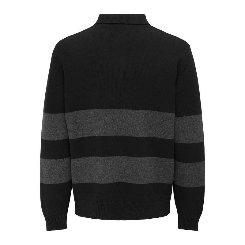 Only & Sons Chandail polo en tricot Hope pour hommes
