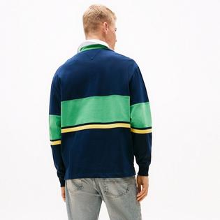 Tommy Hilfiger Men's Relaxed Fit Colourblock Rugby Polo