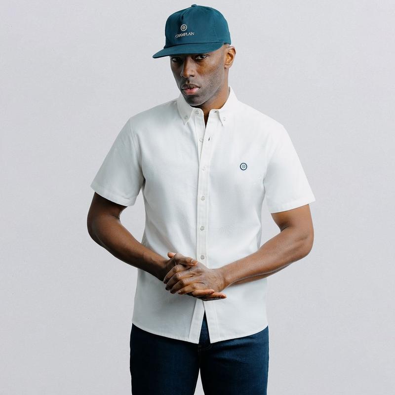 Champlain Chemise Oxford &agrave; manches courtes pour hommes