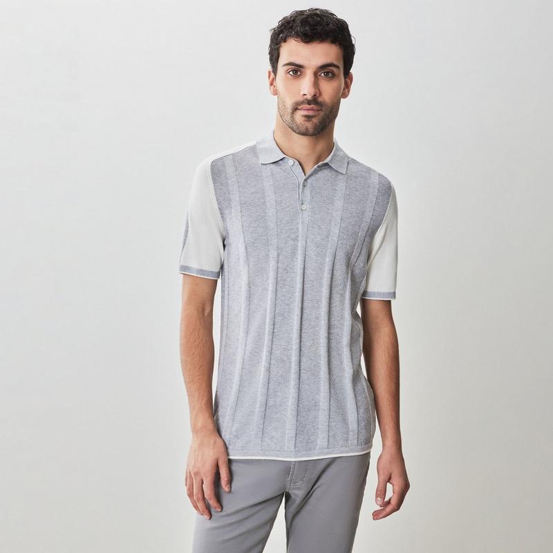 Robert Barakett Chandail polo &agrave; manches courtes Grady pour hommes