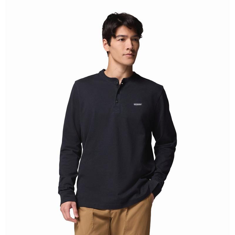 Columbia Haut Henley &agrave; manches longues Landroamer pour hommes