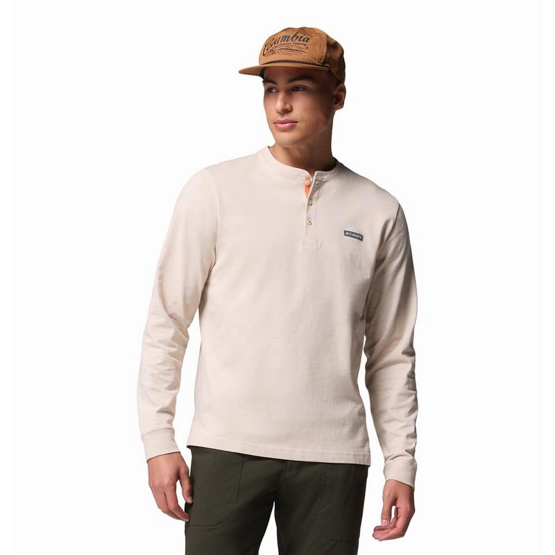 Columbia Haut Henley &agrave; manches longues Landroamer pour hommes