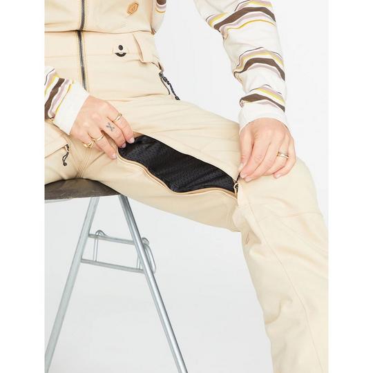 VOLCOM SWIFT BIB OVERALL SAND ベージュ OUTLET】VOLCOM Mens Rain Gore-Tex Bib Overalls - Chestnut Brown