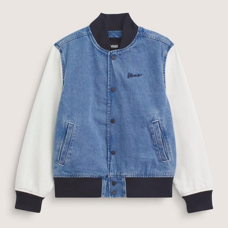 Vans Veste de baseball en denim pour gar&ccedil;ons juniors [8-16]