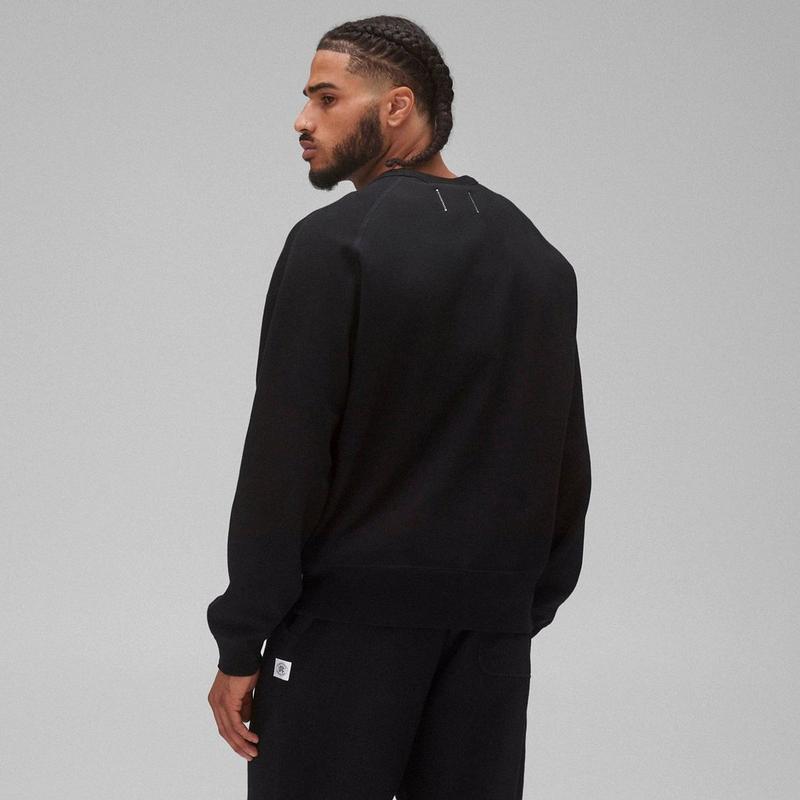 Reigning Champ Chandail d&eacute;contract&eacute; en molleton mi-&eacute;pais pour hommes