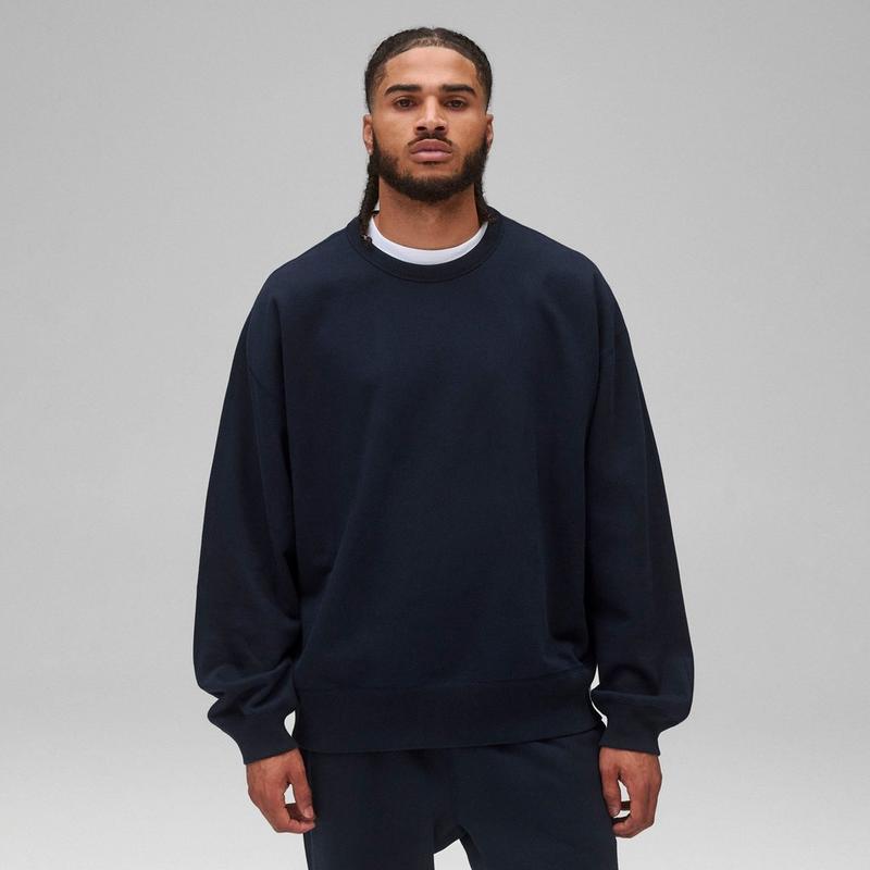Reigning Champ Chandail d&eacute;contract&eacute; en molleton mi-&eacute;pais pour hommes