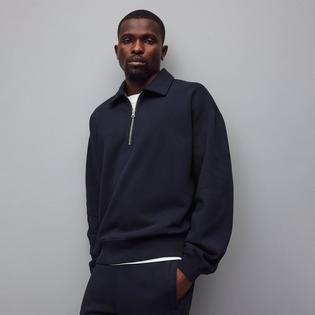 Reigning Champ Men's Brushed Fleece Relaxed Half-Zip Sweatshirt