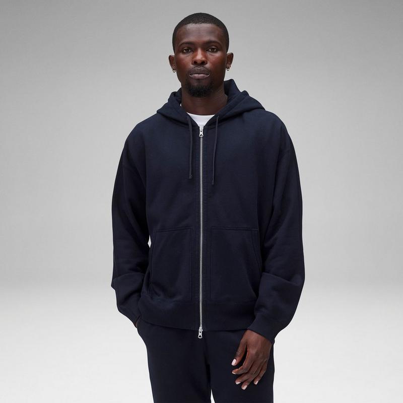Reigning Champ Chandail &agrave; glissi&egrave;re &agrave; capuchon en molleton mi-&eacute;pais pour hommes